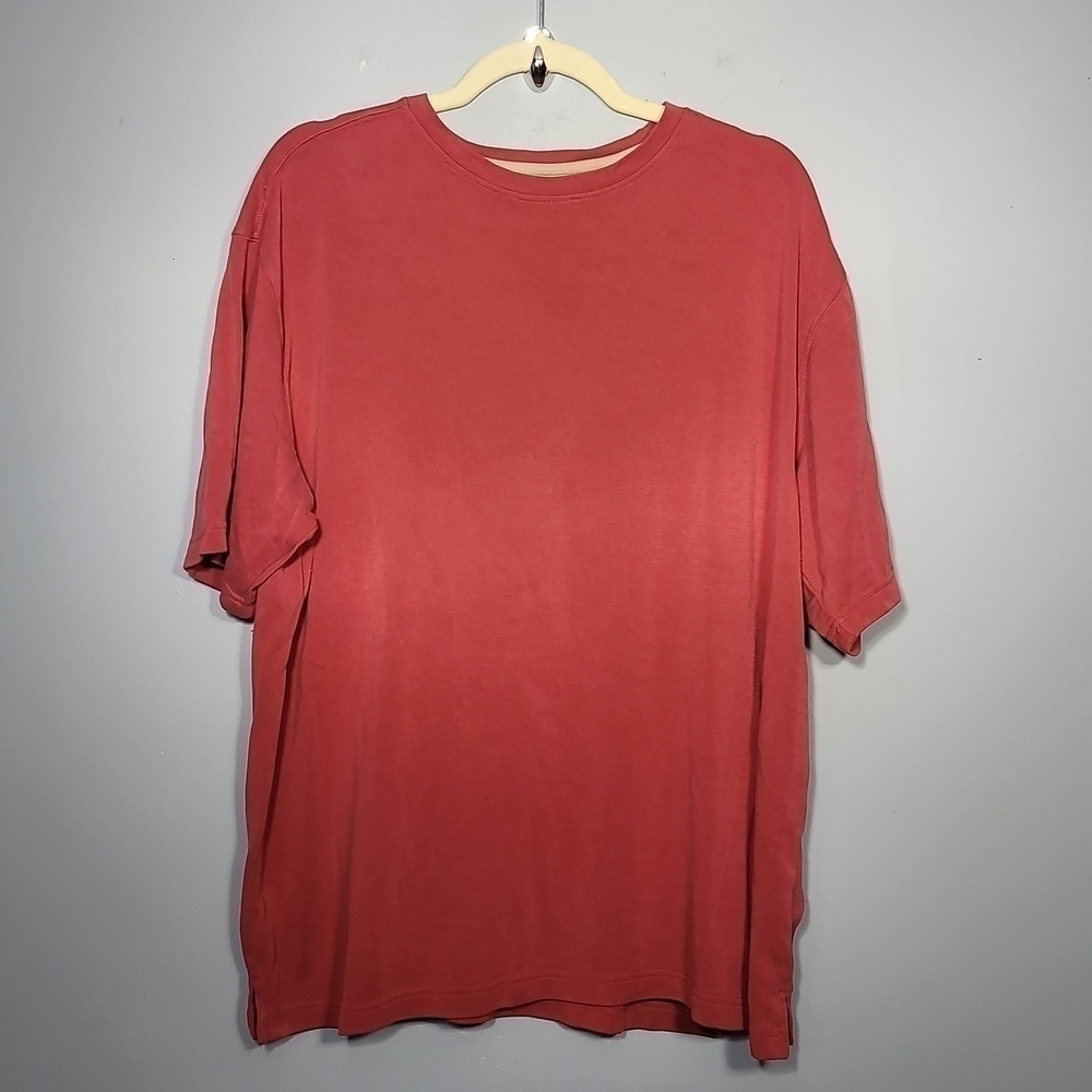 Paradise Collection Vintage 90's Men's Modal Loose Fit Red Wine T-Shirt